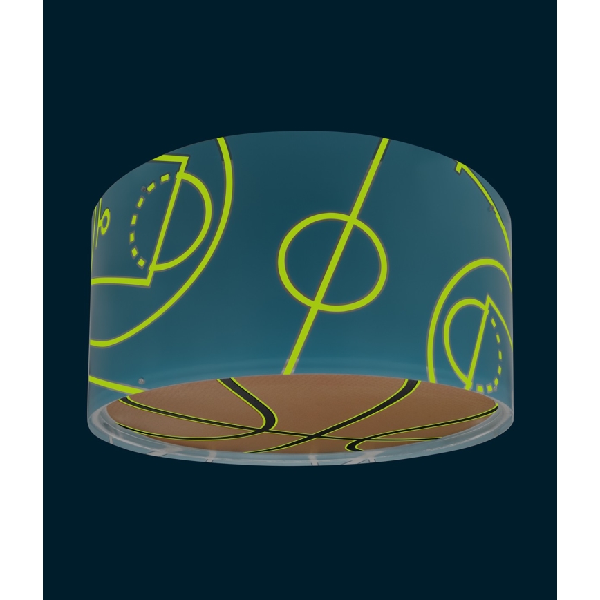 Dalber 41746 - Dečije plafonsko svetlo BASKET 2xE27/15W/230V