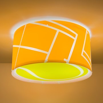 Dalber 41756 - Dečije plafonsko svetlo TENNIS 2xE27/15W/230V