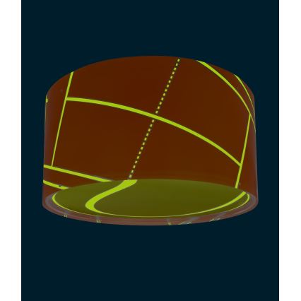 Dalber 41756 - Dečije plafonsko svetlo TENNIS 2xE27/15W/230V