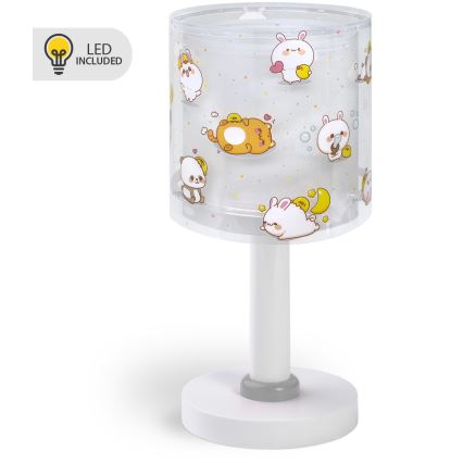 Dalber 41761E - LED dečja lampica KAWAII FRIENDS 1xG4/4W/230V siva