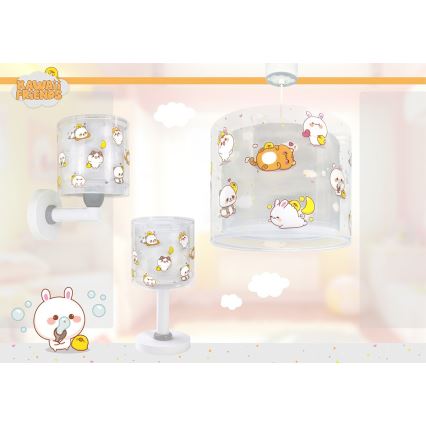 Dalber 41762E - Dečiji luster KAWAII FRIENDS 1xE27/15W/230V siva