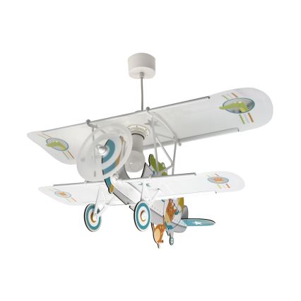 Dalber 54542 - Dečiji luster LITTLE CROCODILE 1xE27/15W/230V