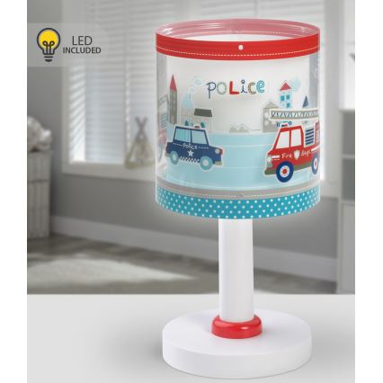 Dalber 60611N - LED dečija lampica POLICE 1xG4/4W/230V višebojna