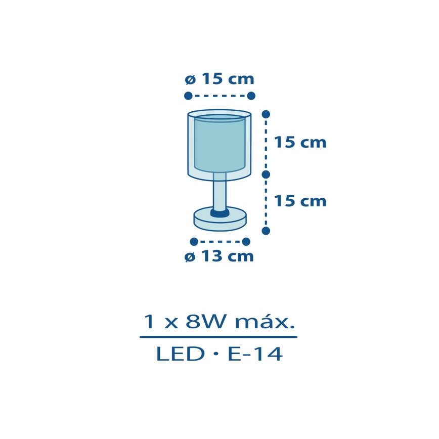 Dalber 60611N - LED dečija lampica POLICE 1xG4/4W/230V višebojna