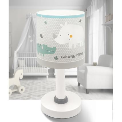 Dalber 60621 - Dečija lampica RHICO AND CROCO 1xE14/8W/230V