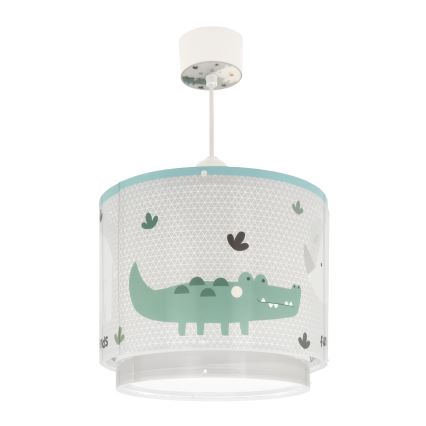 Dalber 60622 - Dečiji luster RHICO AND CROCO 1xE27/15W/230V
