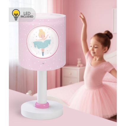 Dalber 60911 - LED dečija lampica PRINCESS DANCE 1xG4/4W/230V ružičasta