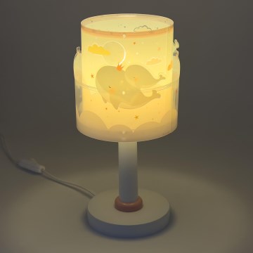 Dalber 61171S - Dečija lampica WHALE DREAMS 1xE14/8W/230V ružičasta