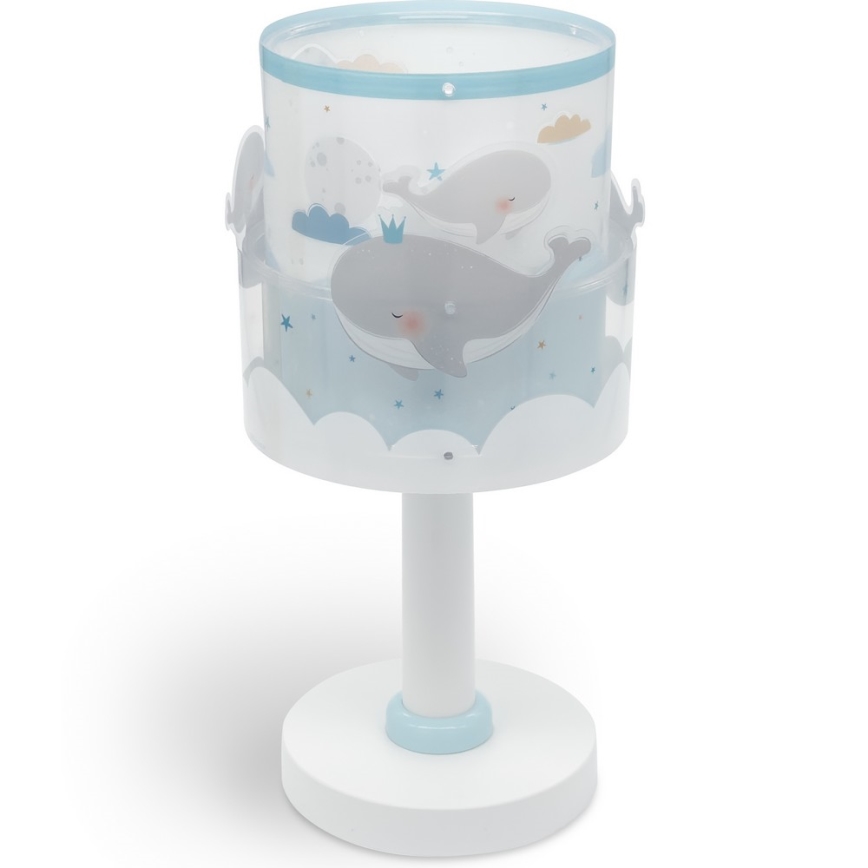 Dalber 61171T - Dečija lampica WHALE DREAMS 1xE14/8W/230V plava