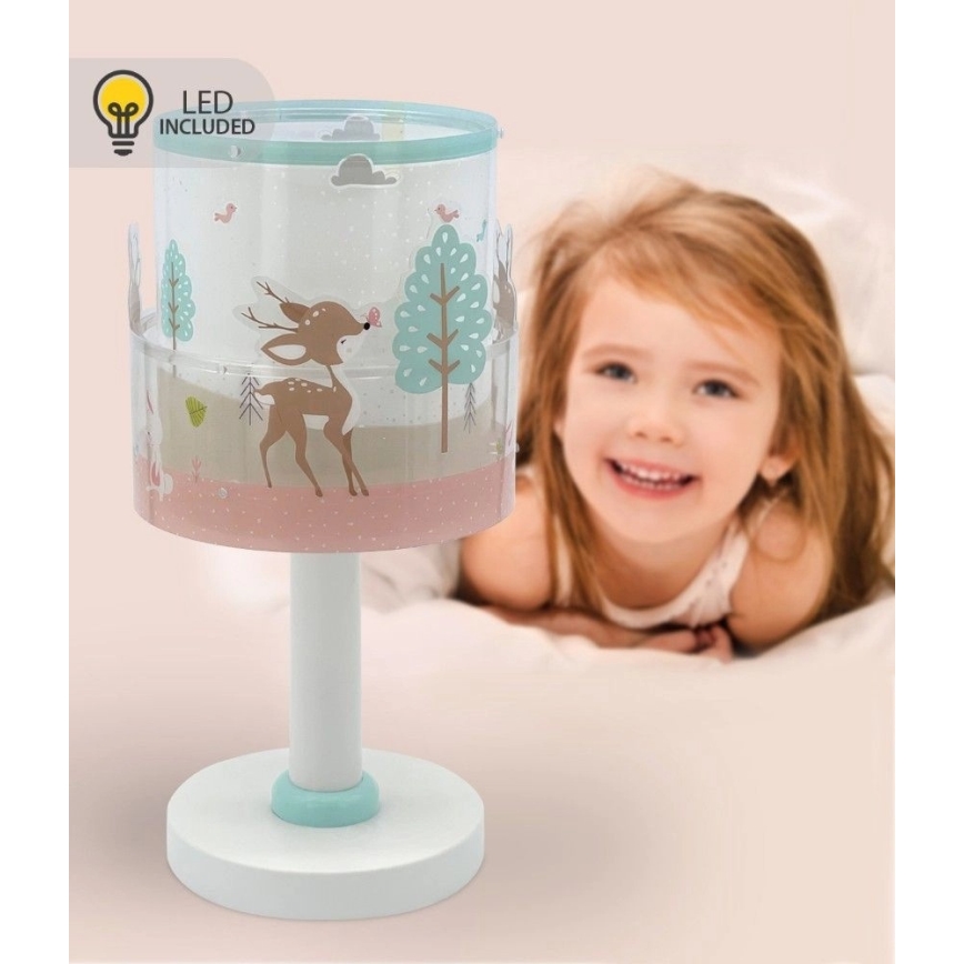 Dalber 61271N - LED dečija lampica LOVING DEER 1xG4/4W/230V višebojna