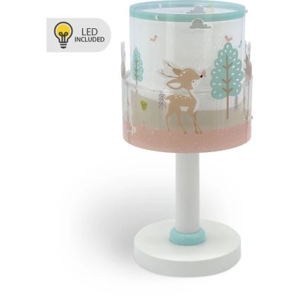 Dalber 61271N - LED dečija lampica LOVING DEER 1xG4/4W/230V višebojna