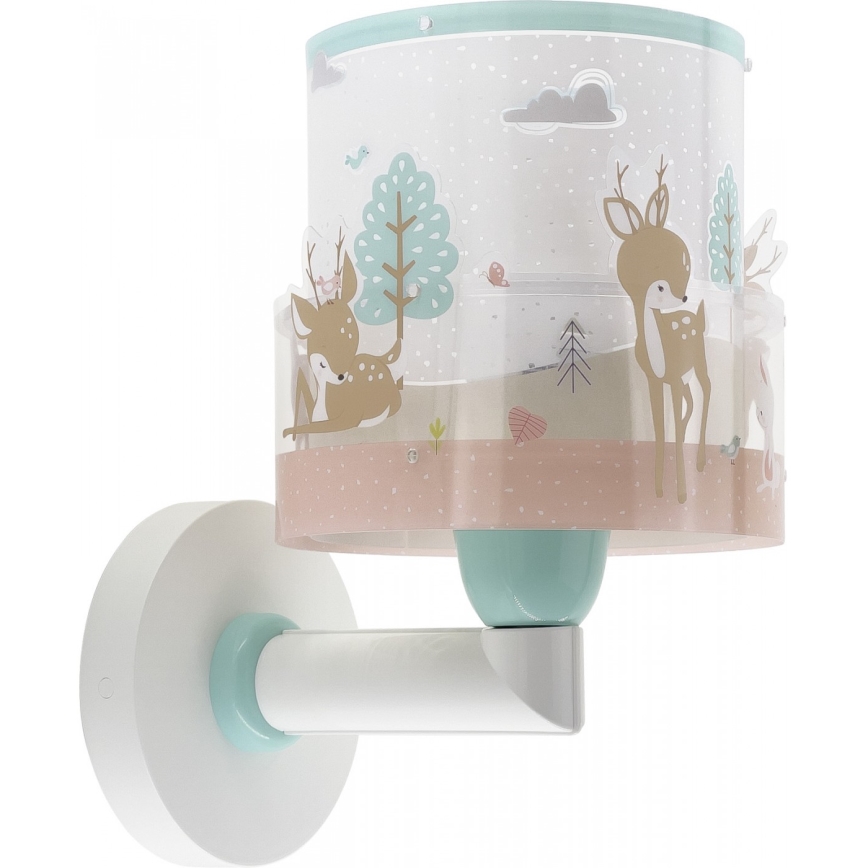 Dalber 61279 - Dečije zidno svetlo LOVING DEER 1xE27/60W/230V