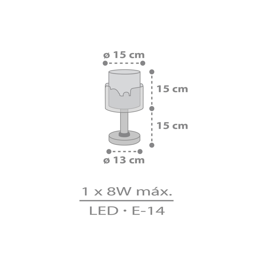 Dalber 61681N - LED dečija lampica BABY TRAVEL 1xG4/4W/230V šarena