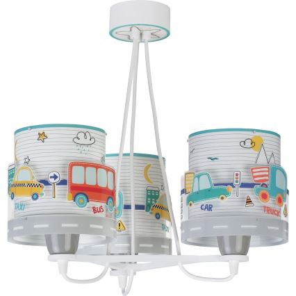 Dalber 61687 - Dečiji luster BABY TRAVEL 3xE27/60W/230V