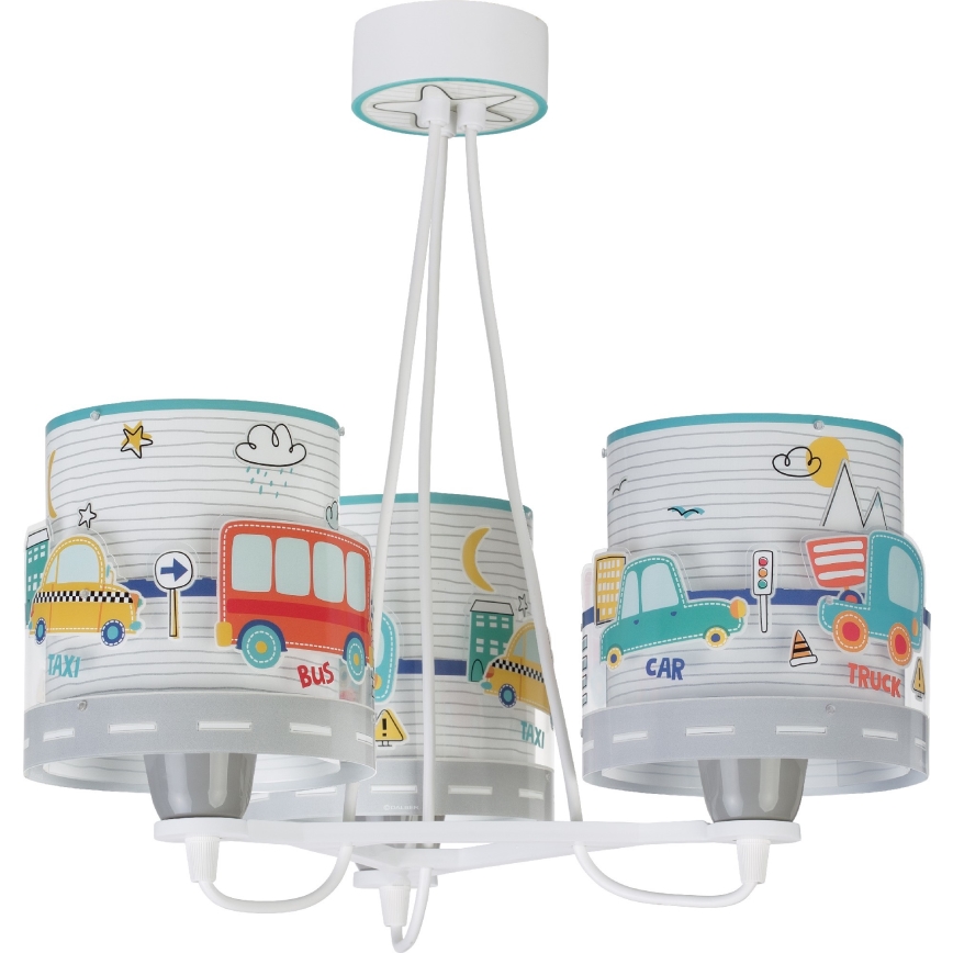 Dalber 61687 - Dečiji luster BABY TRAVEL 3xE27/60W/230V