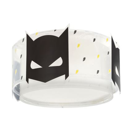 Dalber 61806 - Dečije plafonsko svetlo DARK HERO 2xE27/15W/230V