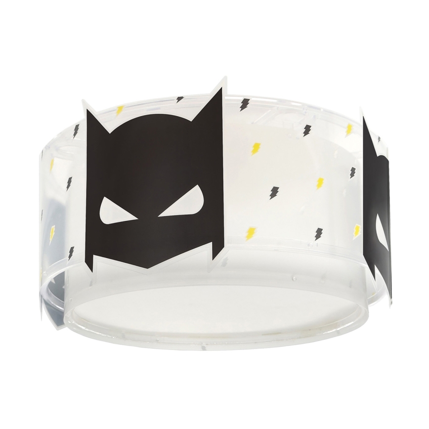 Dalber 61806 - Dečije plafonsko svetlo DARK HERO 2xE27/15W/230V