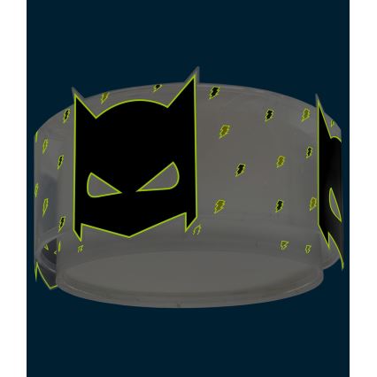 Dalber 61806 - Dečije plafonsko svetlo DARK HERO 2xE27/15W/230V