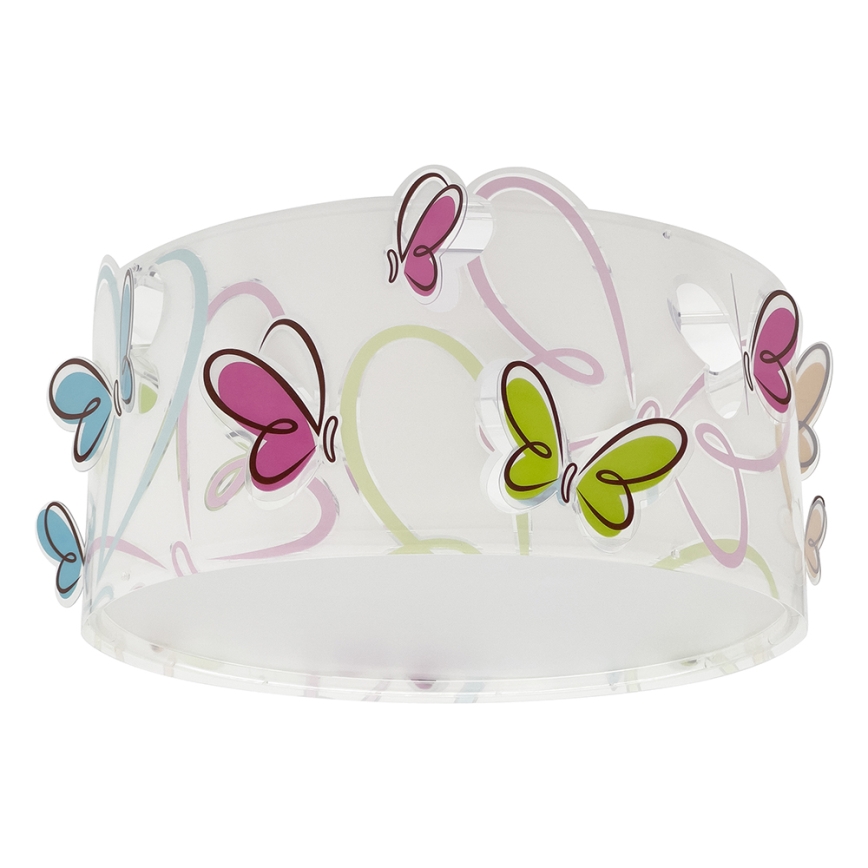 Dalber 62146 - Dečije plafonsko svetlo BUTTERFLY 2xE27/60W/230V