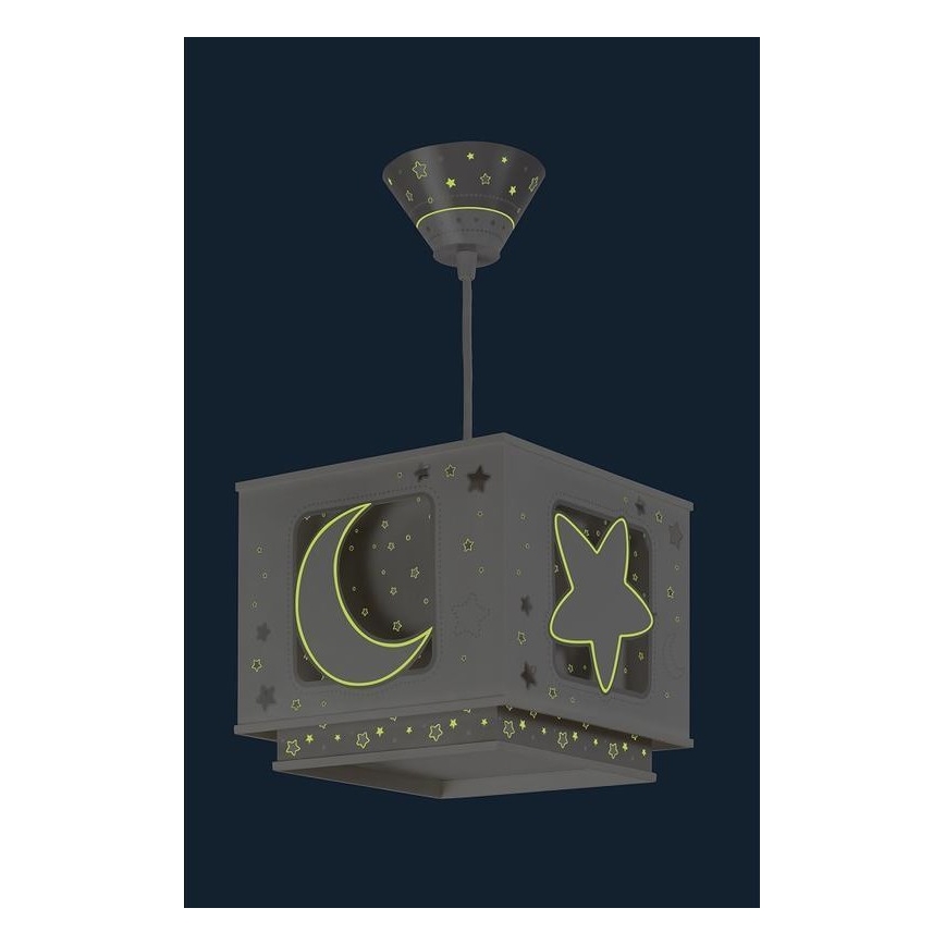 Dalber 63232E - Dječji luster MOON LIGHT 1xE27/60W/230V