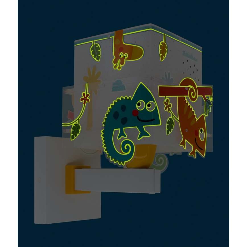 Dalber 63319 - Dečije zidno svetlo HAPPY JUNGLE 1xE27/15W/230V