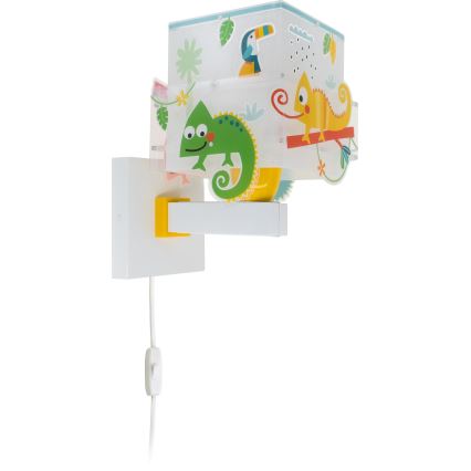 Dalber 63319 - Dečije zidno svetlo HAPPY JUNGLE 1xE27/15W/230V