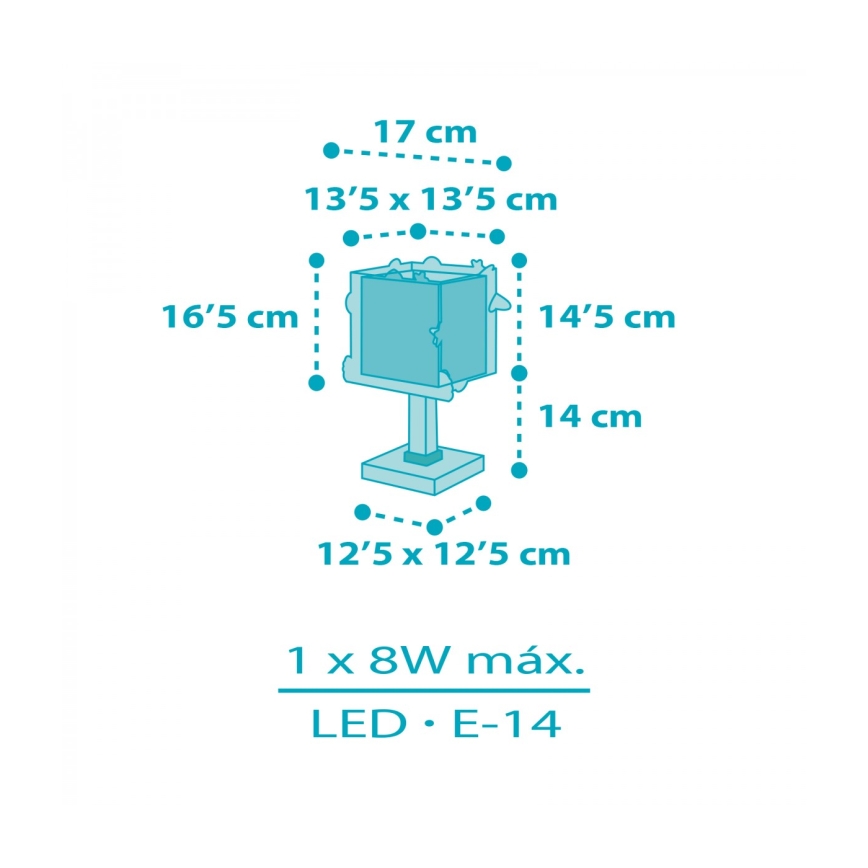Dalber 63351N - LED dečija lampica ROCKET 1xG4/4W/230V šarena