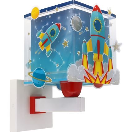 Dalber 63359 - Dečija zidna svetiljka ROCKET 1xE27/15W/230V