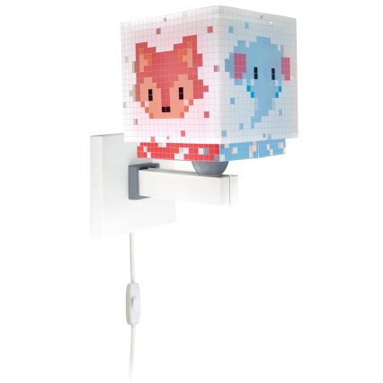 Dalber 63379 - Dečije zidno svetlo LITTLE PIXEL 1xE27/15W/230V