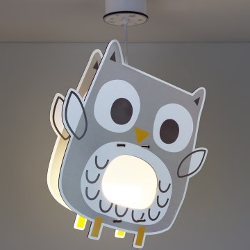 Dalber 63397 - Dečiji luster OWL 1xE27/15W/230V