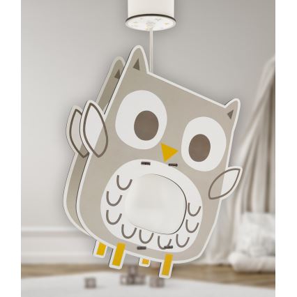 Dalber 63397 - Dečiji luster OWL 1xE27/15W/230V