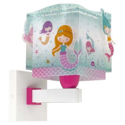 Dalber 63449 - Dečije zidno svetlo MERMAIDS 1xE27/60W/230V