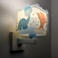 Dalber 63459 - Dečija zidna lampa BABY DINOS 1xE27/15W/230V šarena