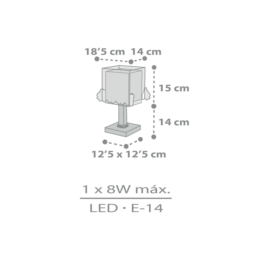 Dalber 63531N - LED dečija lampica TRAIN 1xG4/4W/230V šarena