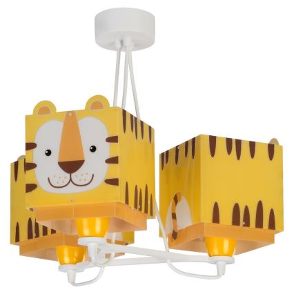 Dalber 64567 - Dečiji luster LITTLE TIGER 3xE27/60W/230V