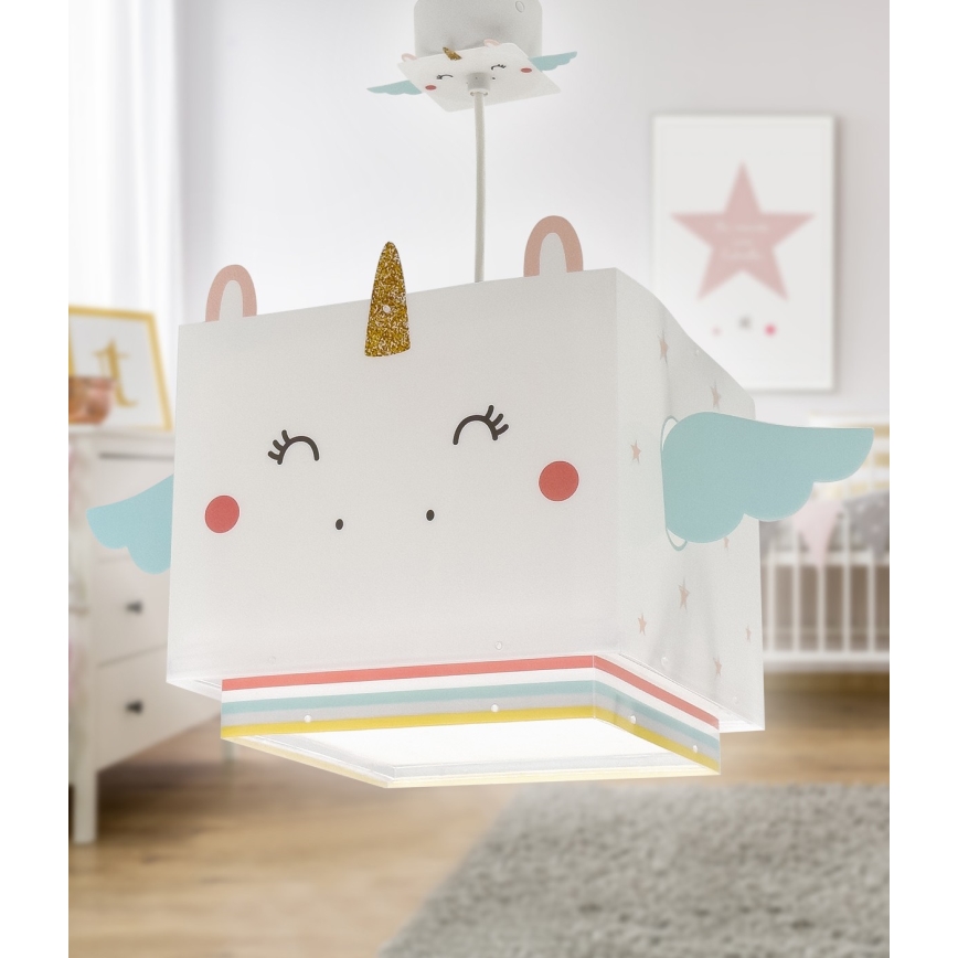 Dalber 64592 - Dečiji luster LITTLE UNICORN 1xE27/15W/230V
