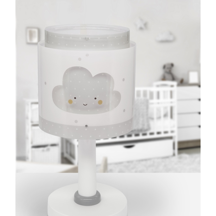 Dalber 76011E - Dečija lampica BABY DREAMS 1xE14/8W/230V siva