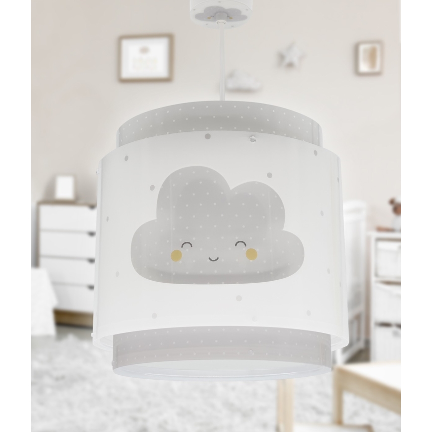 Dalber 76012E - Dečiji luster BABY DREAMS 1xE27/15W/230V siva