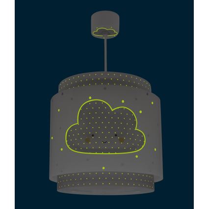 Dalber 76012E - Dečiji luster BABY DREAMS 1xE27/15W/230V siva