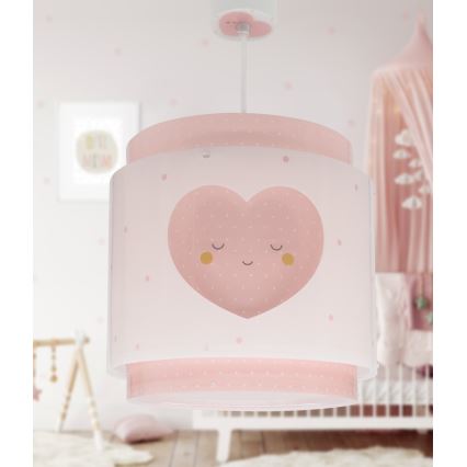 Dalber 76012S - Dečiji luster BABY DREAMS 1xE27/15W/230V ružičasta
