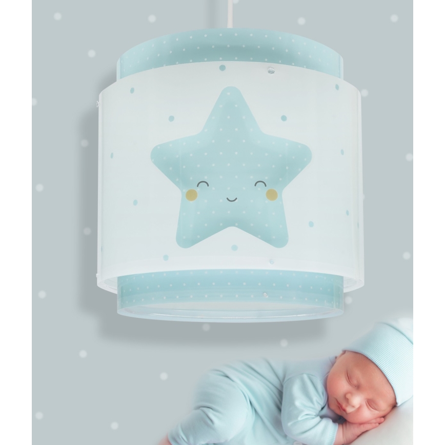 Dalber 76012T - Plavi dečji luster BABY DREAMS 1xE27/15W/230V