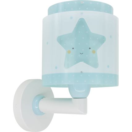 Dalber 76019T - Dečije zidno svetlo BABY DREAMS 1xE27/15W/230V plava