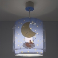 Dalber 76632 - Dečiji luster MOON DREAMS 1xE27/15W/230V plava