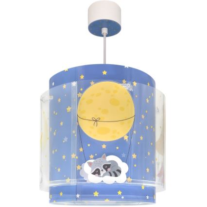Dalber 76632 - Dečiji luster MOON DREAMS 1xE27/15W/230V plava