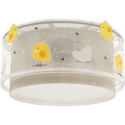 Dalber 76876 - Dečije plafonsko svetlo BABY CHICK 2xE27/15W/230V