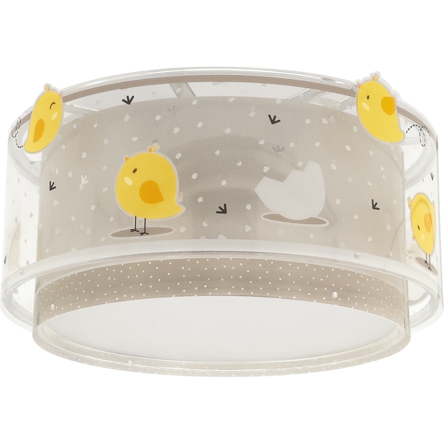 Dalber 76876 - Dečije plafonsko svetlo BABY CHICK 2xE27/15W/230V
