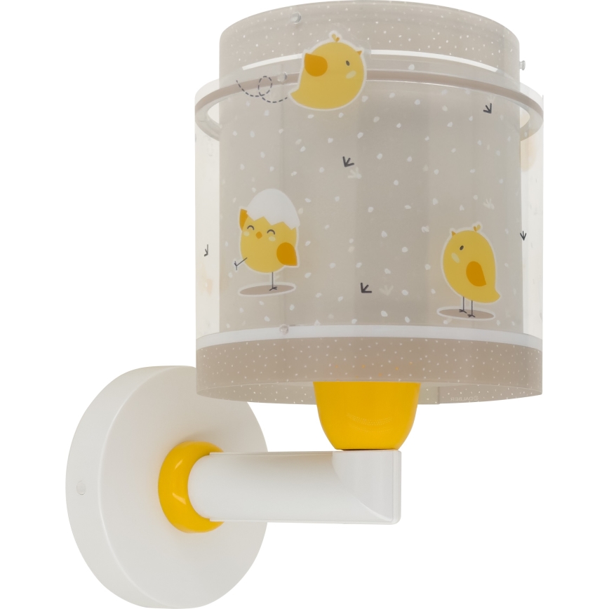 Dalber 76879 - Dečija zidna svetiljka BABY CHICK 1xE27/15W/230V