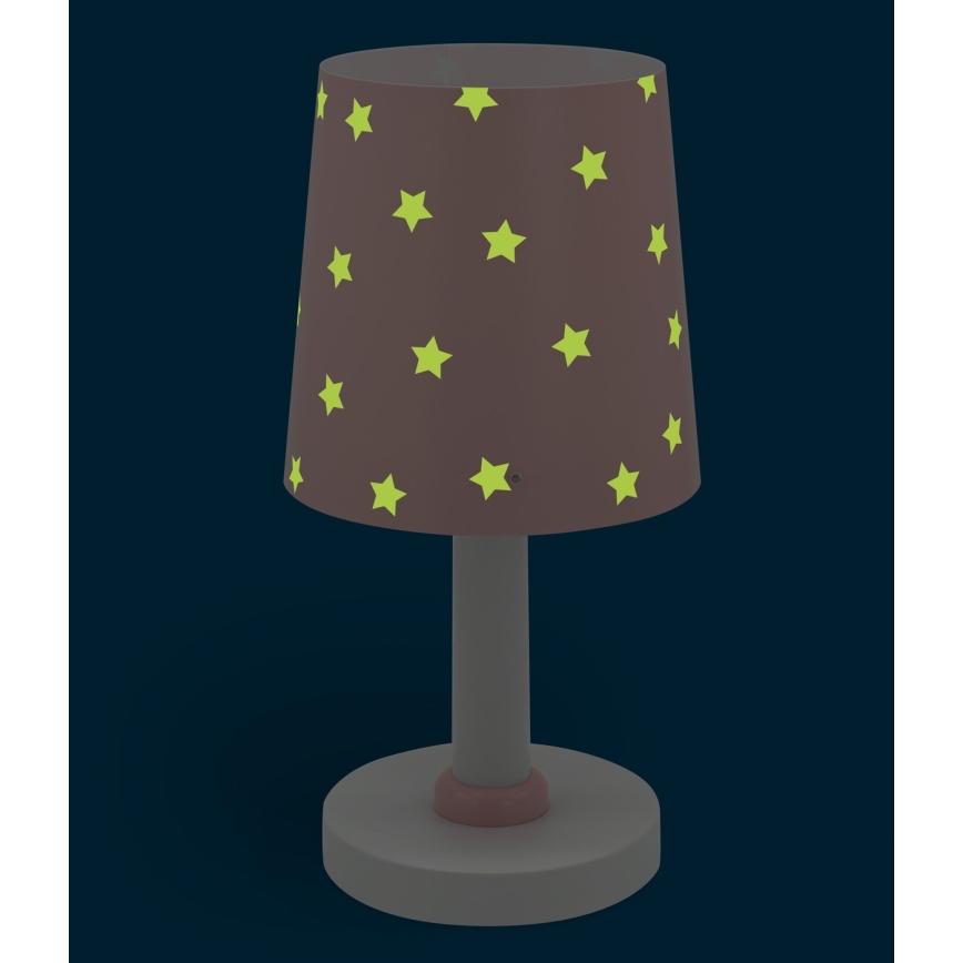 Dalber 82211S - Dečija lampica STAR LIGHT 1xE14/40W/230V ružičasta