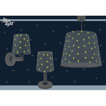 Dalber 82211T - Dečija lampica STAR LIGHT 1xE14/40W/230V plava