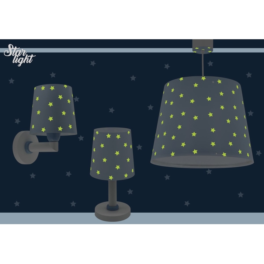 Dalber 82211T - Dečija lampica STAR LIGHT 1xE14/40W/230V plava